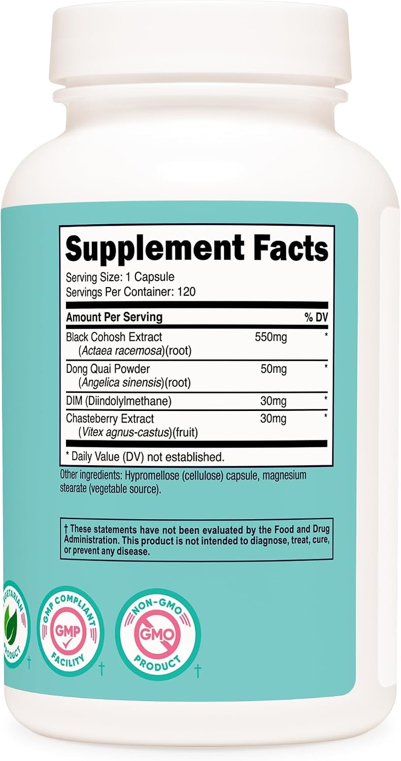 image:imageNutricost Black Cohosh for Women 660mg 120 Capsules GlutenFree