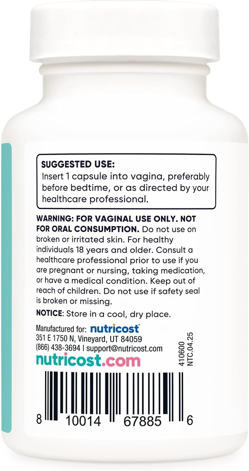 image:imageNutricost Boric Acid 600mg 30 Capsules GMOFree60 Count Pack of 3