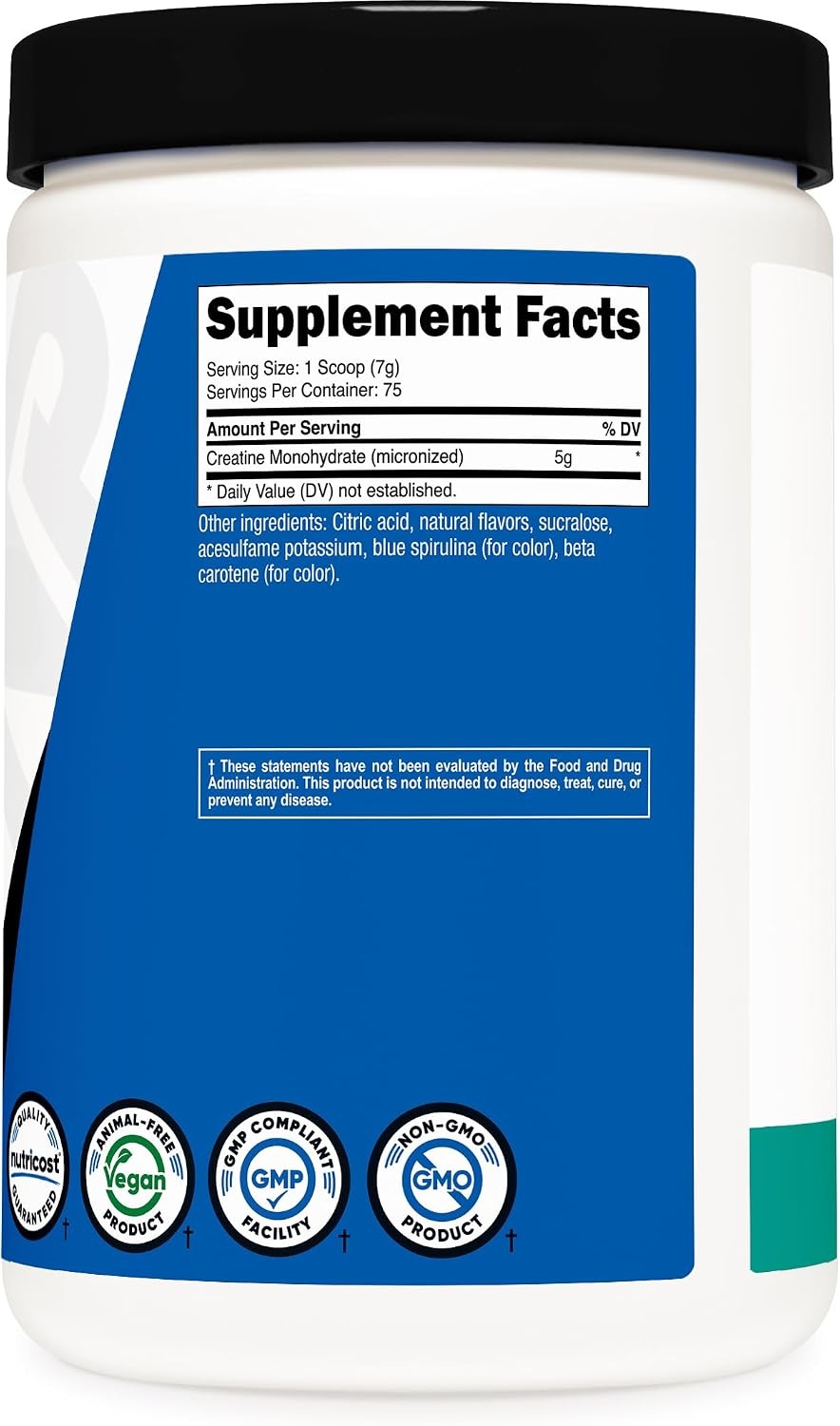 image:imageNutricost Creatine Monohydrate Micronized Powder 500G 100 ServingsCoastal Explosion