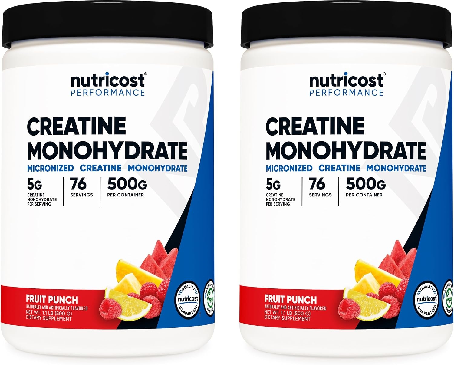 image:imageNutricost Creatine Monohydrate Micronized Powder 500G 100 ServingsFruit Punch
