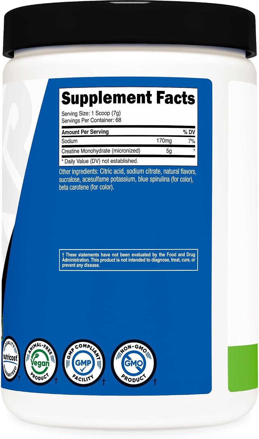 image:imageNutricost Creatine Monohydrate Micronized Powder 500G 100 ServingsGreen Behemoth