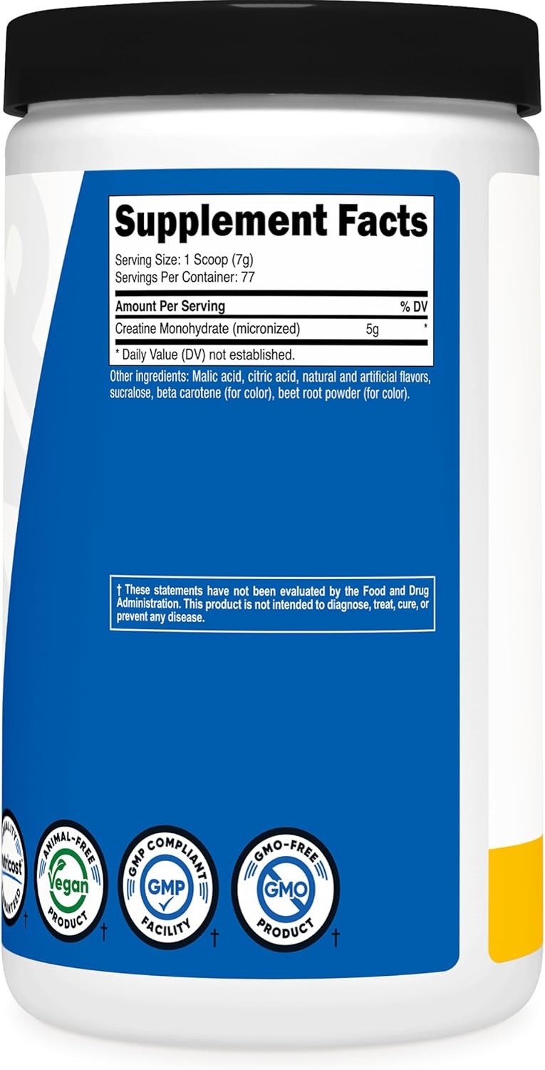 image:imageNutricost Creatine Monohydrate Micronized Powder 500G 100 ServingsPineapple Mango