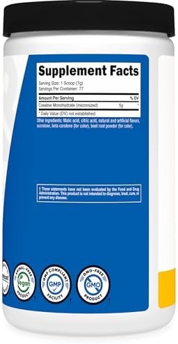 image:imageNutricost Creatine Monohydrate Micronized Powder 500G 100 ServingsPineapple Mango