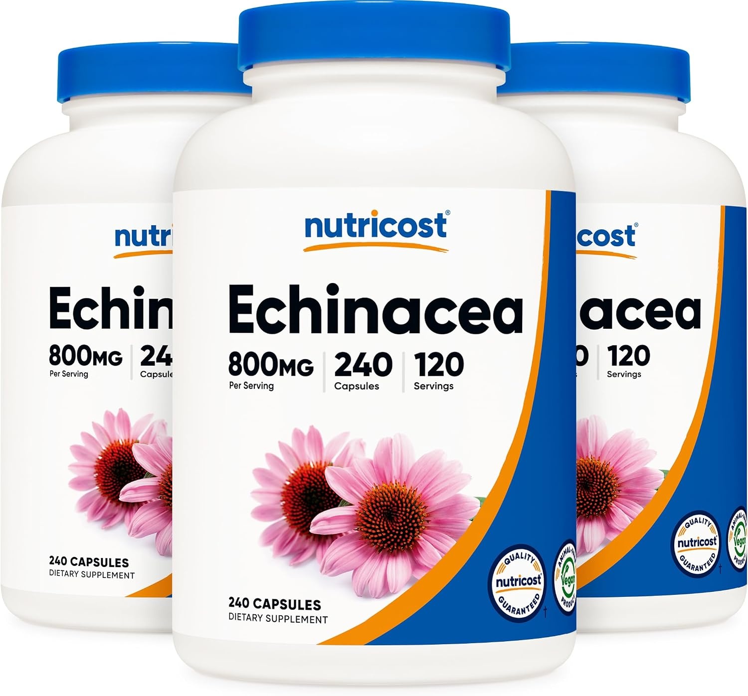 image:imageNutricost Echinacea 800mg 240 Capsules 120 Servings GlutenFreeUnflavoured