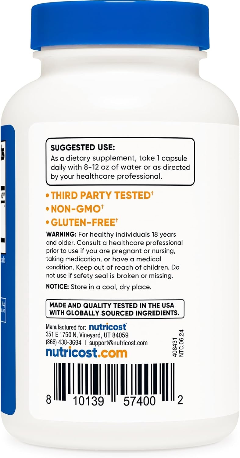image:imageNutricost Milk Thistle Extract 240 Capsules 240 Servings Gluten Free120 Count Pack of 1