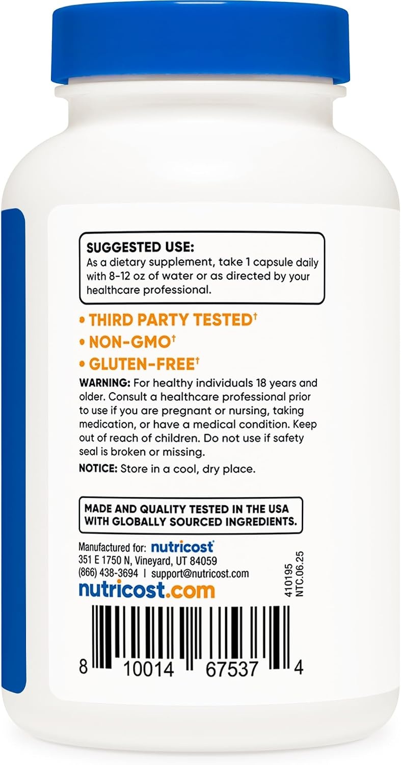 image:imageNutricost Milk Thistle Extract 240 Capsules 240 Servings Gluten Free240 Count Pack of 2