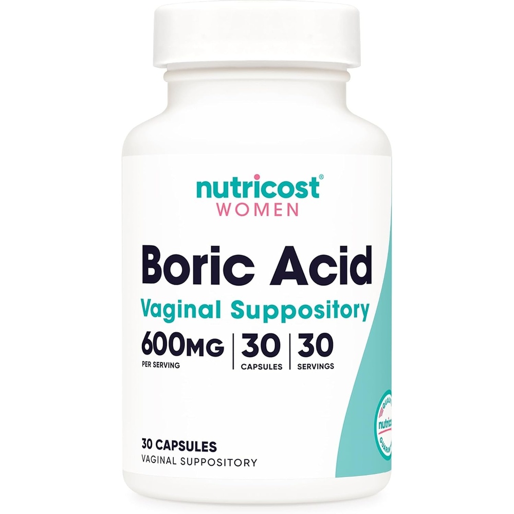 image:imageNutricost Boric Acid 600mg 30 Capsules GMOFree30 Count Pack of 1