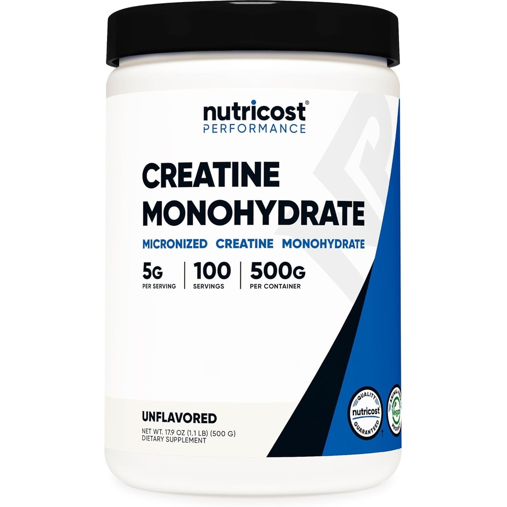image:imageNutricost Creatine Monohydrate Micronized Powder 500G 100 ServingsUnflavored