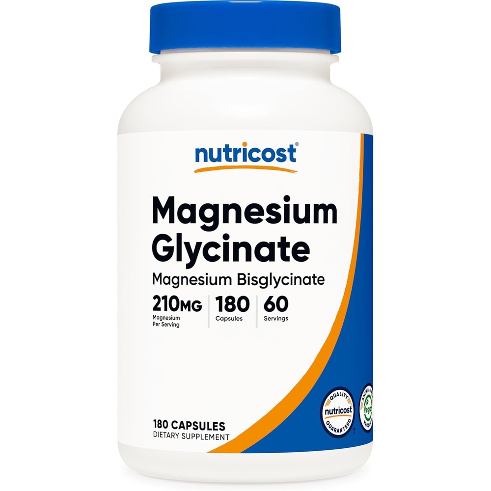 image:imageNutricost Magnesium Glycinate Capsules 180 Capsules 210mg180 Count Pack of 1