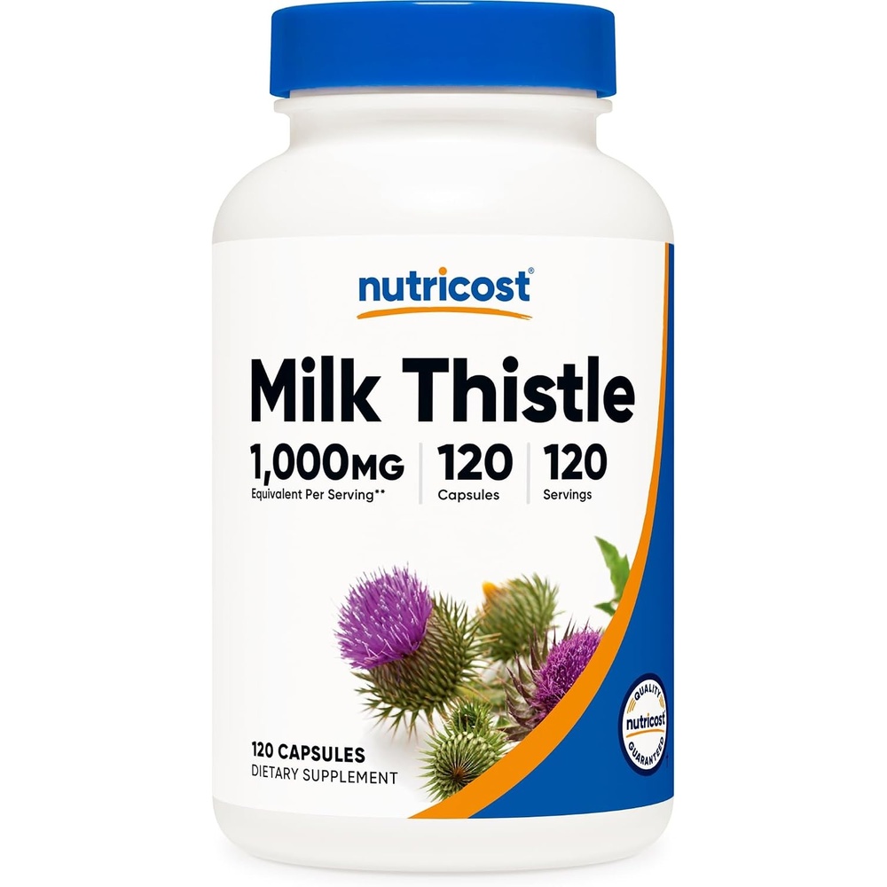 image:imageNutricost Milk Thistle Extract 240 Capsules 240 Servings Gluten Free120 Count Pack of 1