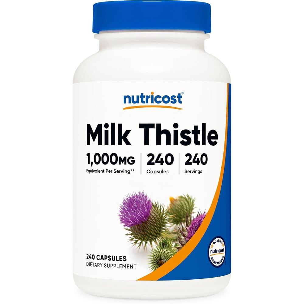 image:imageNutricost Milk Thistle Extract 240 Capsules 240 Servings Gluten Free240 Count Pack of 1