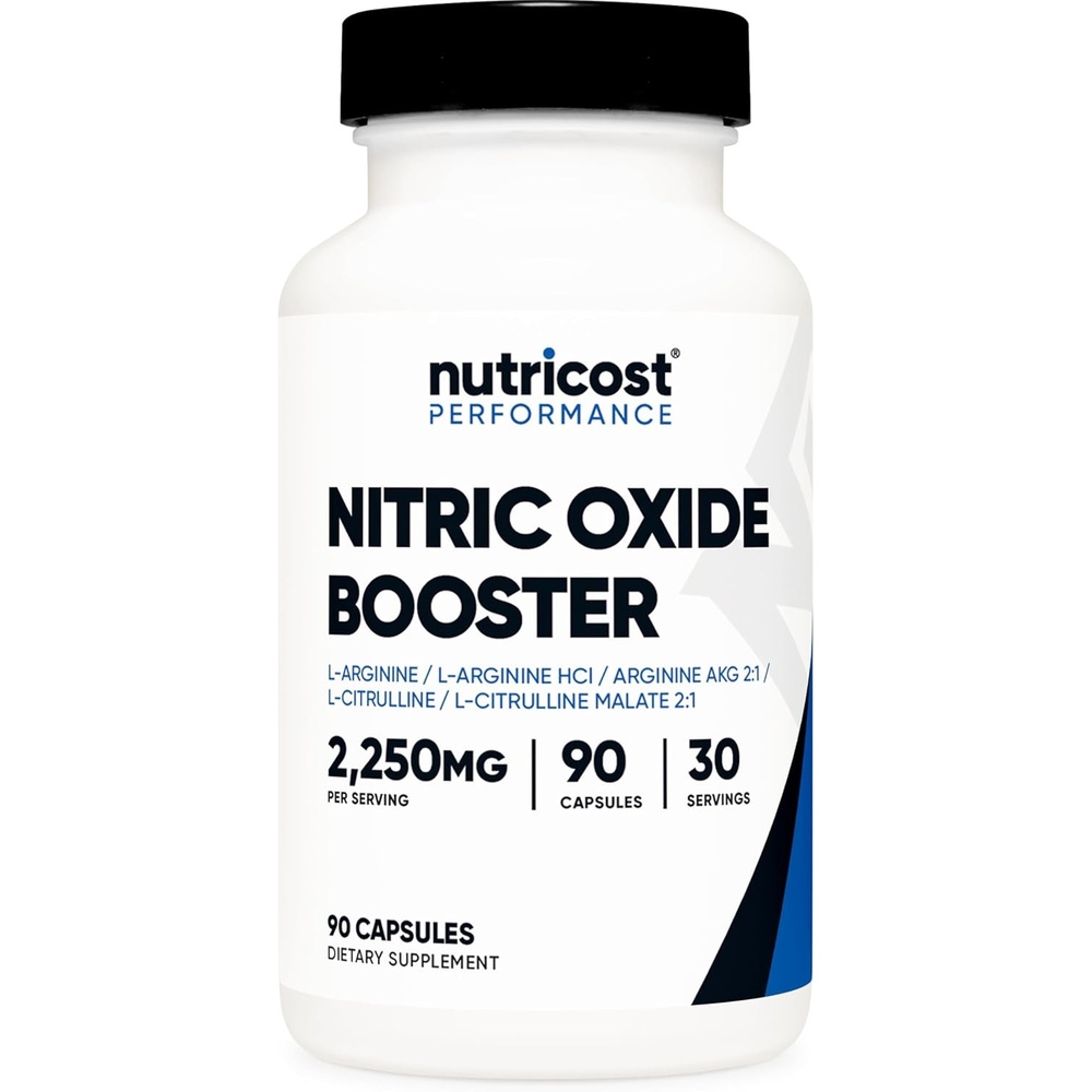 image:imageNutricost Nitric Oxide Booster 2250mg 180 Capsules Gluten Free90 Count Pack of 1