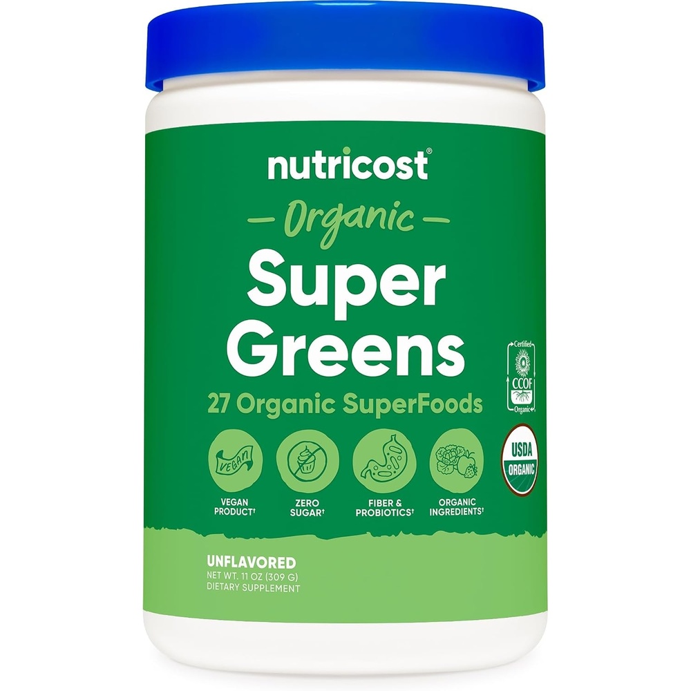 image:imageNutricost Organic Super Greens Powder Orange Sunrise 30 ServingsUnflavoured