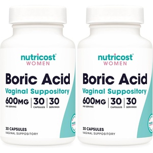 Nutricost Boric Acid 600mg, 30 Capsules, GMO-Free(30 Count (Pack of 2))