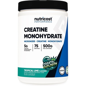 Nutricost Creatine Monohydrate Micronized Powder 500G, 100 Servings(Coastal Explosion)