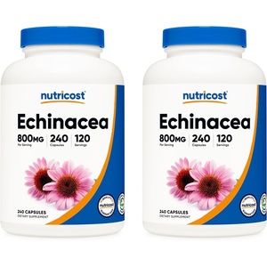 Nutricost Echinacea 800mg, 240 Capsules, 120 Servings, Gluten-Free(Unflavoured)
