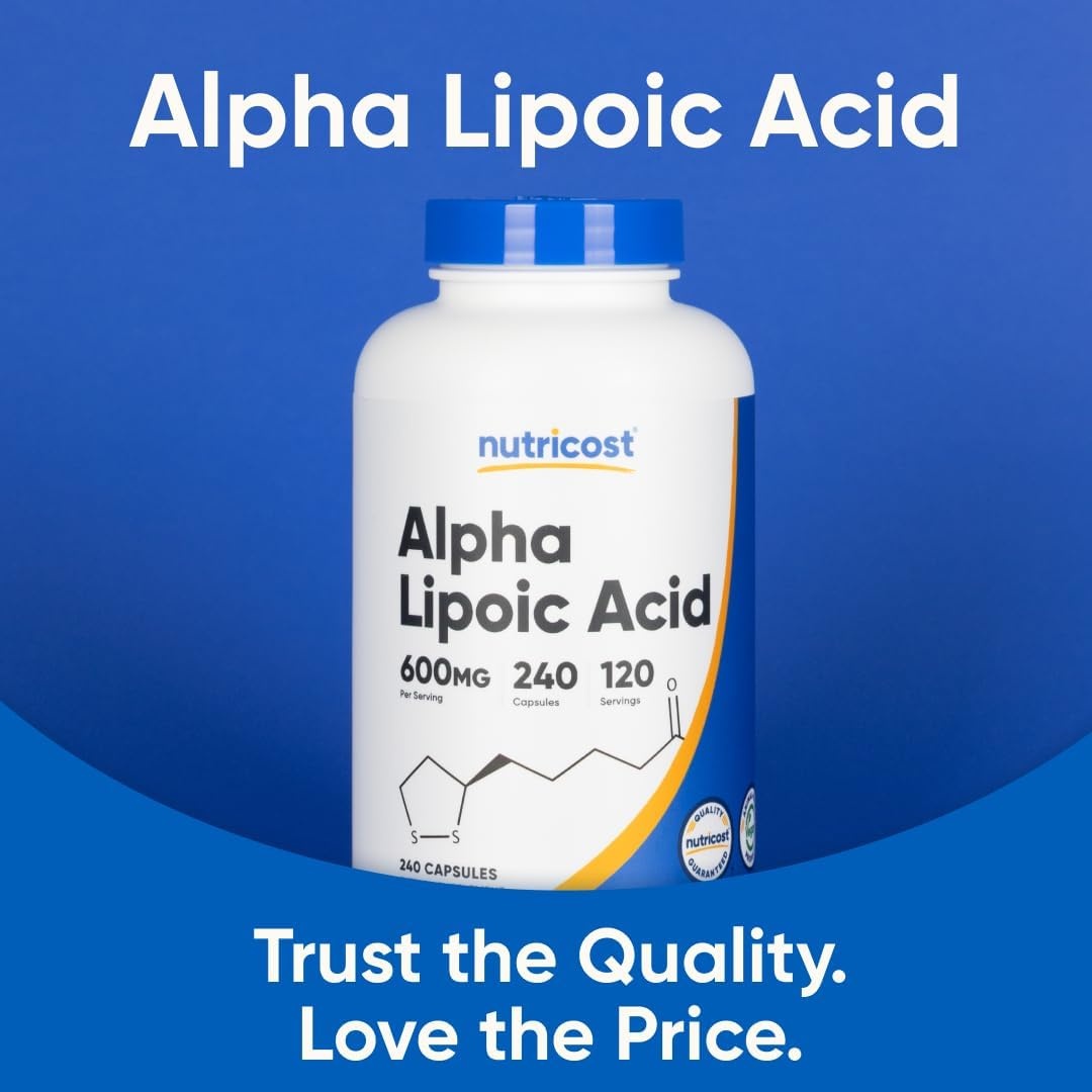 image:imageNutricost Alpha Lipoic Acid 600mg 120 Capsules 60 ServingsUnflavored