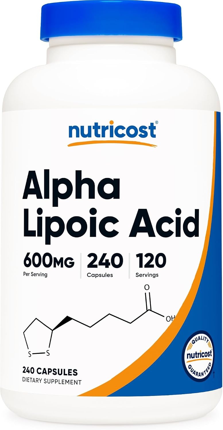 image:imageNutricost Alpha Lipoic Acid 600mg 120 Capsules 60 ServingsUnflavored