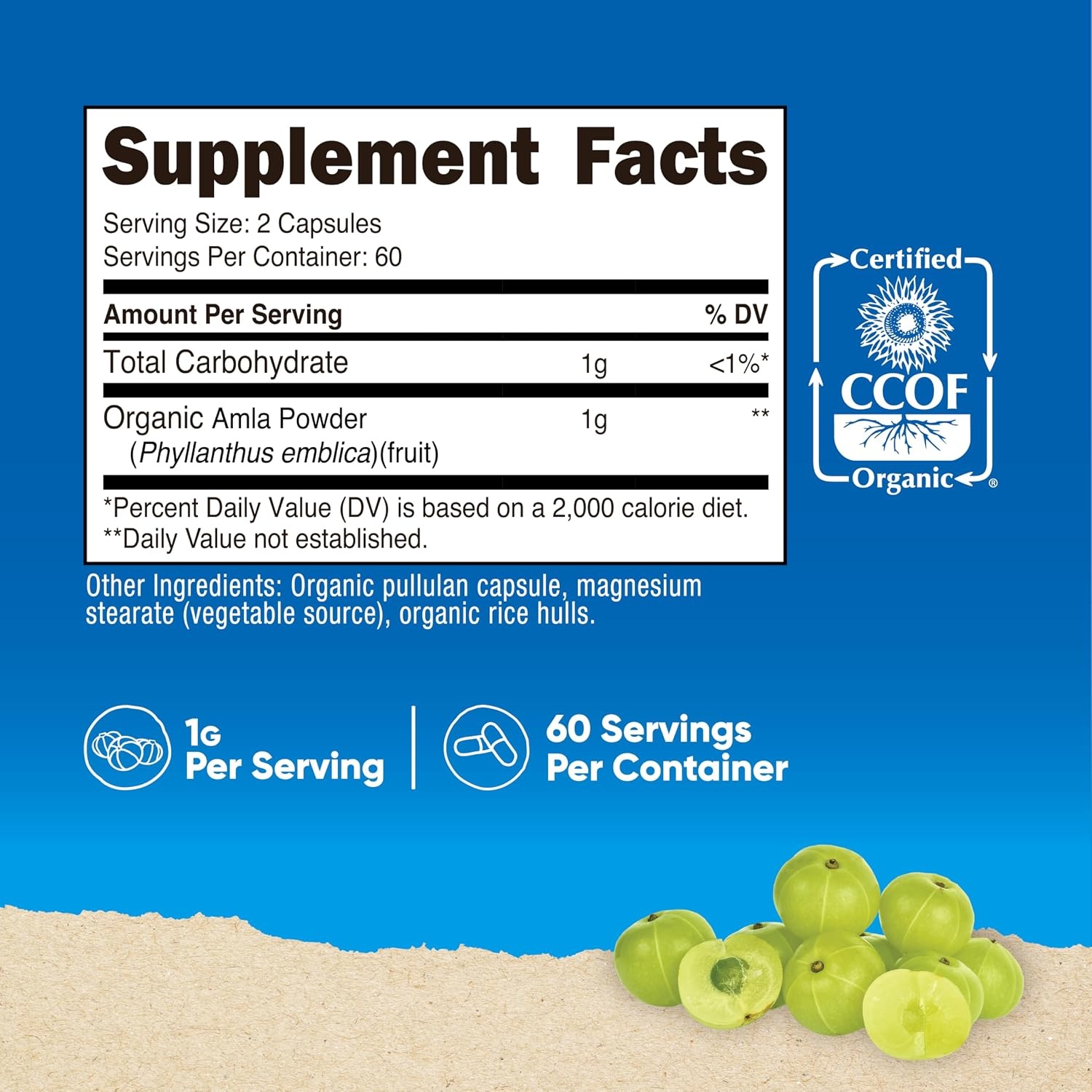 image:imageNutricost Amla 1000mg 120 Vegetarian Capsules Gluten Free120 Count Pack of 2
