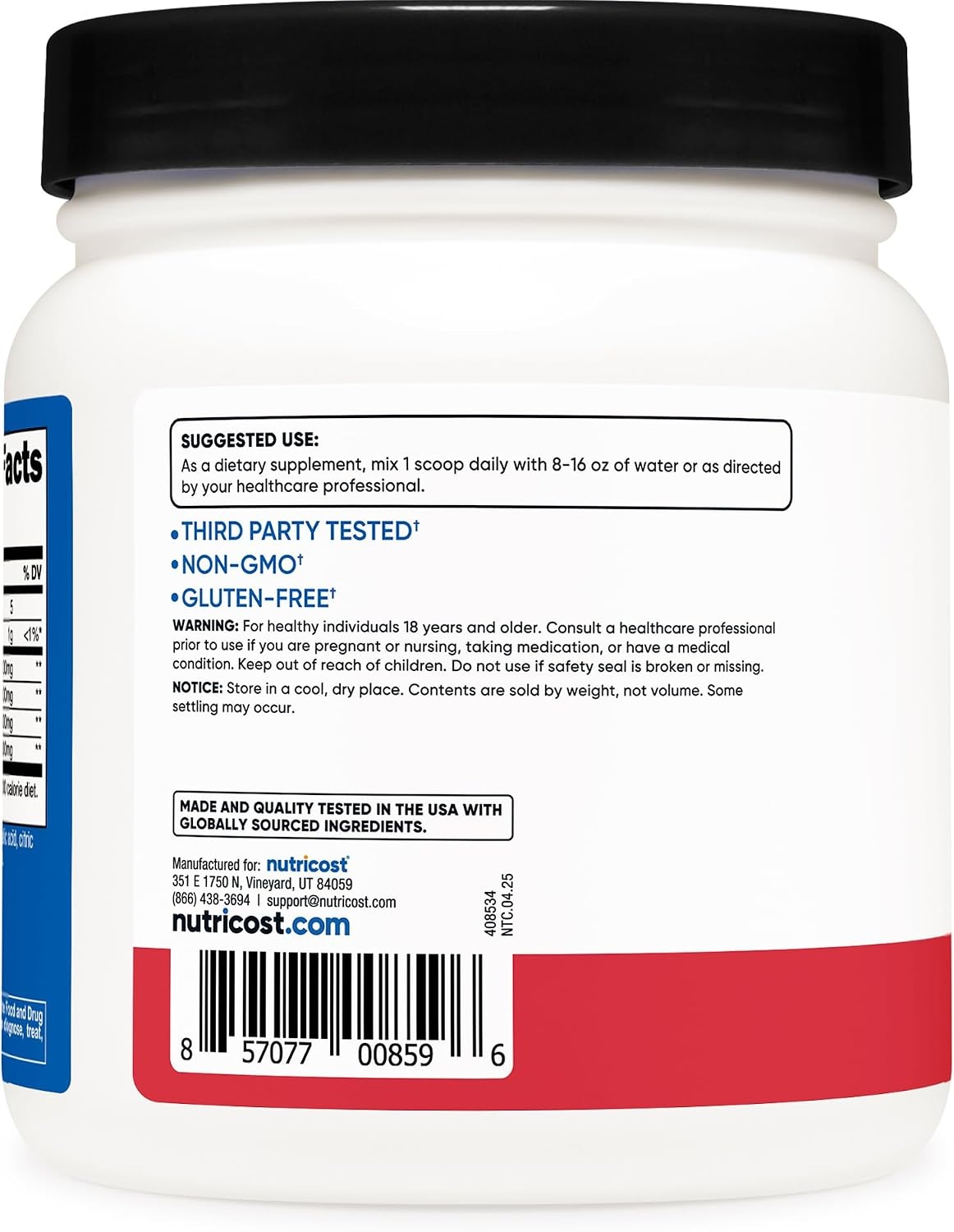 image:imageNutricost BCAA Powder Strawberry Kiwi 90 Servings Optimal 211 RatioStrawberry Kiwi