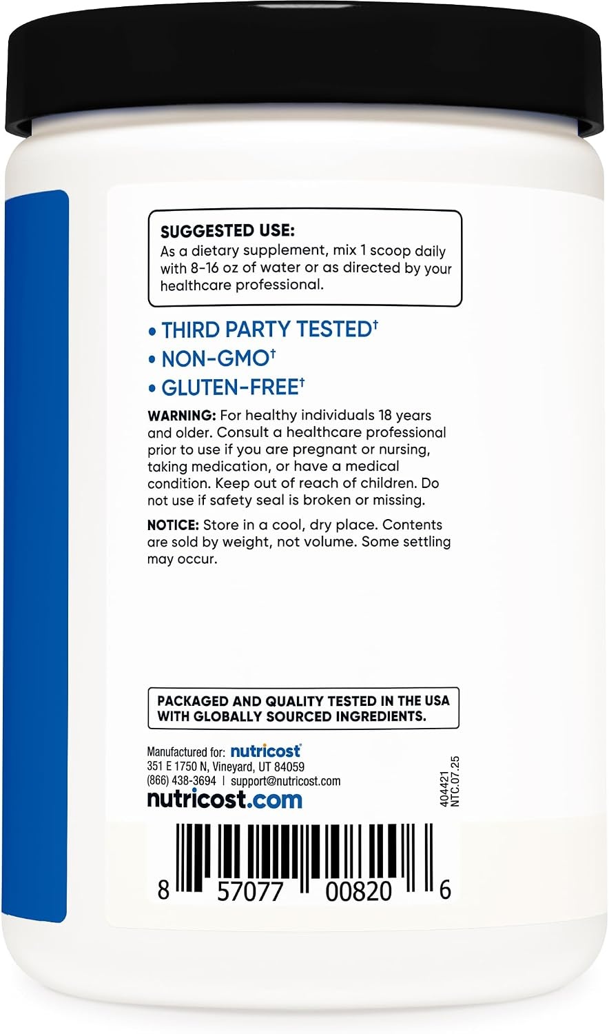 image:imageNutricost BCAA Powder Strawberry Kiwi 90 Servings Optimal 211 RatioUnflavored
