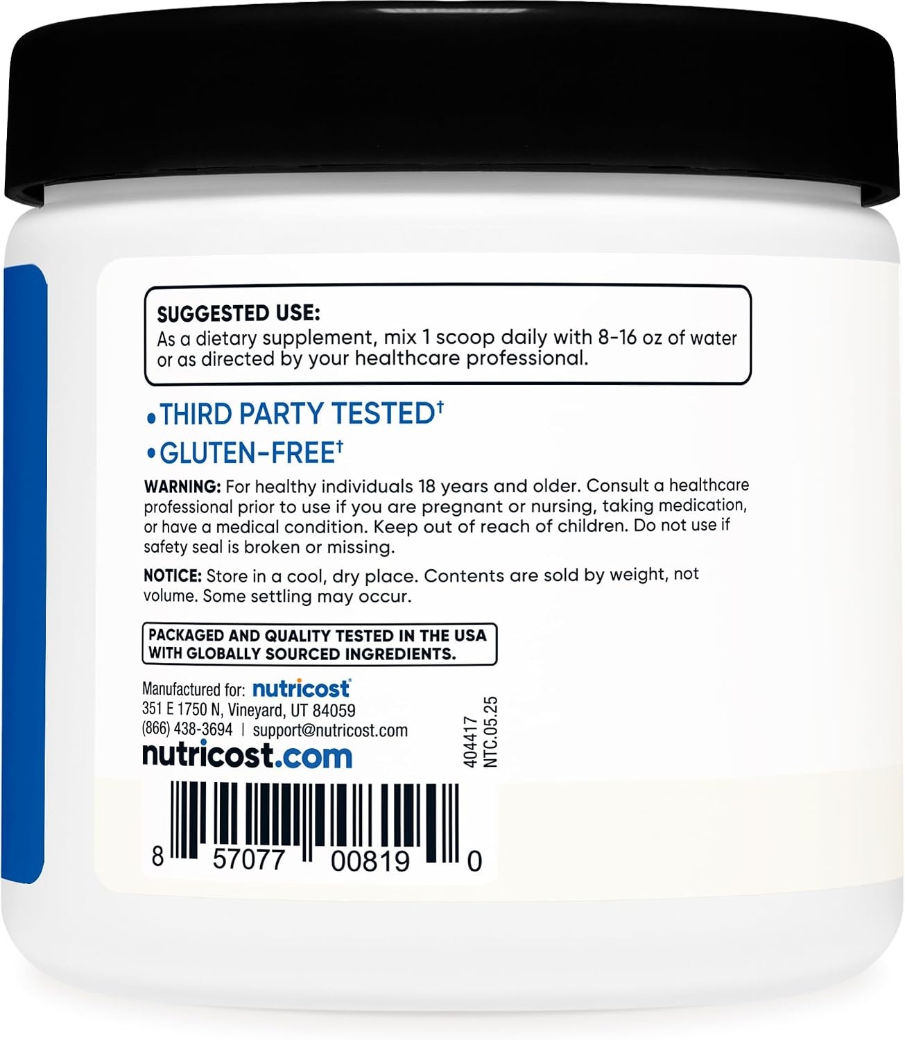 image:imageNutricost BCAA Powder Strawberry Kiwi 90 Servings Optimal 211 RatioUnflavored