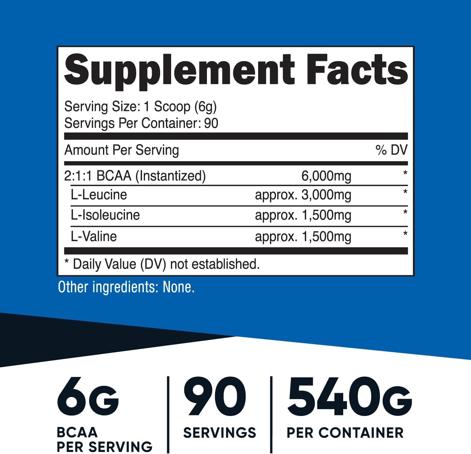 image:imageNutricost BCAA Powder Strawberry Kiwi 90 Servings Optimal 211 RatioUnflavored