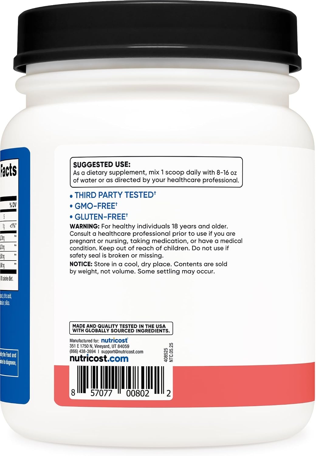 image:imageNutricost BCAA Powder Strawberry Kiwi 90 Servings Optimal 211 RatioWatermelon