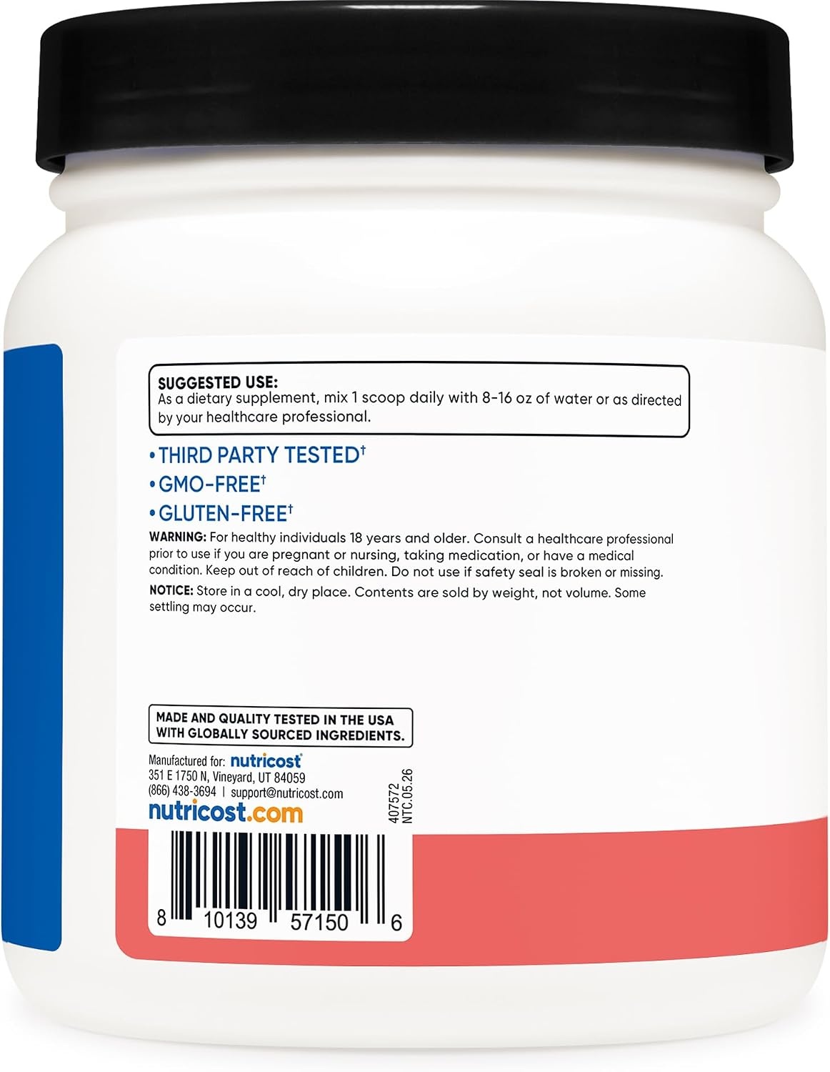 image:imageNutricost BCAA Powder Strawberry Kiwi 90 Servings Optimal 211 RatioWatermelon