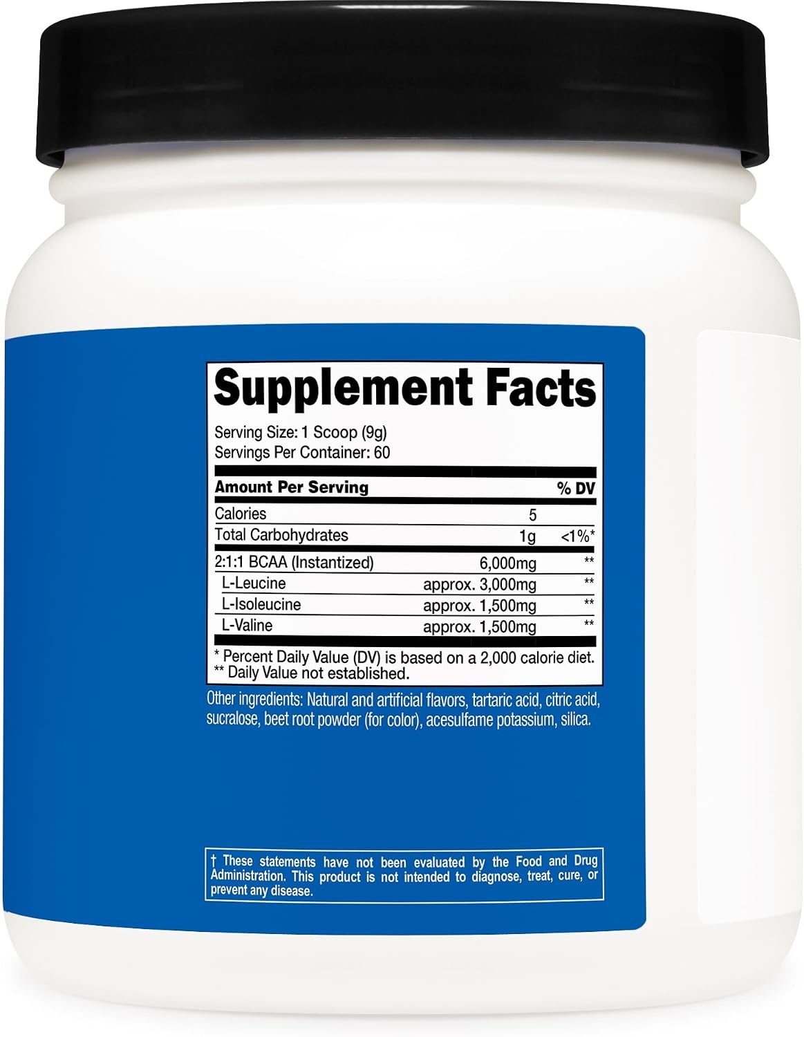 image:imageNutricost BCAA Powder Strawberry Kiwi 90 Servings Optimal 211 RatioWatermelon