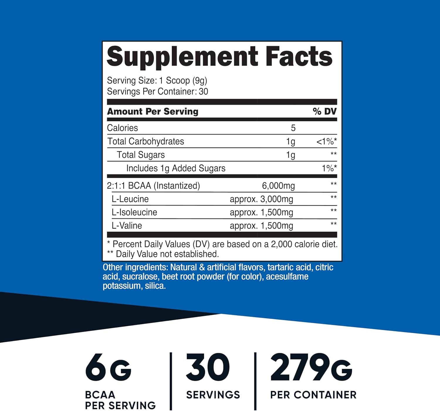 image:imageNutricost BCAA Powder Strawberry Kiwi 90 Servings Optimal 211 RatioWatermelon