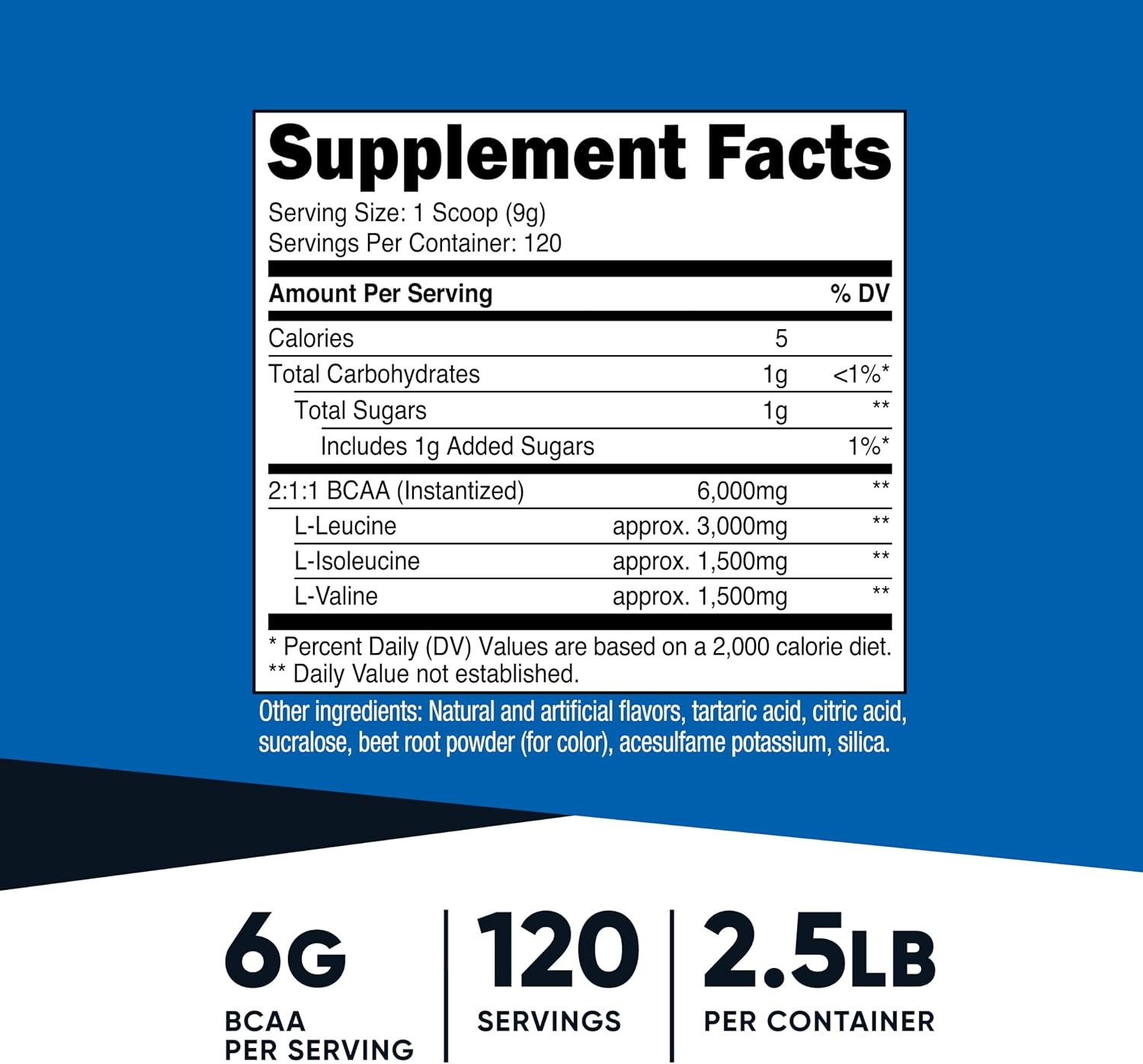 image:imageNutricost BCAA Powder Strawberry Kiwi 90 Servings Optimal 211 RatioWatermelon