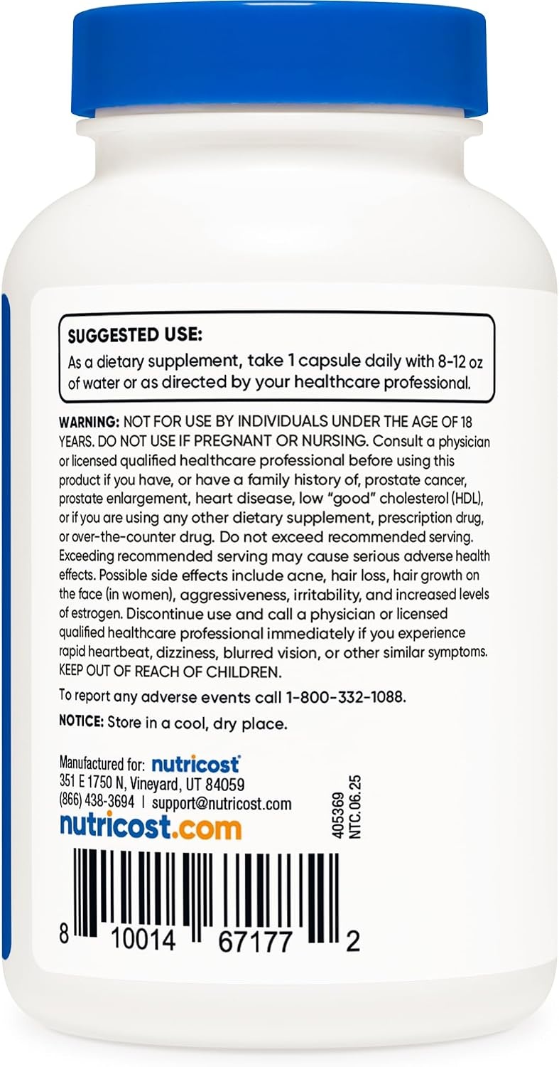 image:imageNutricost DHEA 100mg 120 Capsules Gluten Free Soy Free GMOFree240 Count Pack of 2