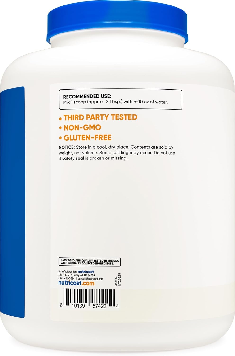 image:imageNutricost Dextrose Powder 10 LBS Gluten Free160 Ounce Pack of 2