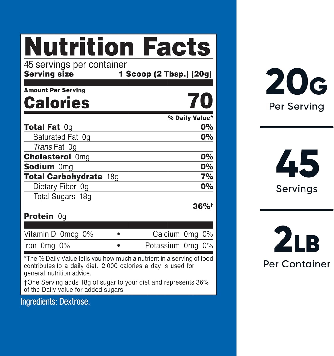 image:imageNutricost Dextrose Powder 10 LBS Gluten Free324 Ounce Pack of 1