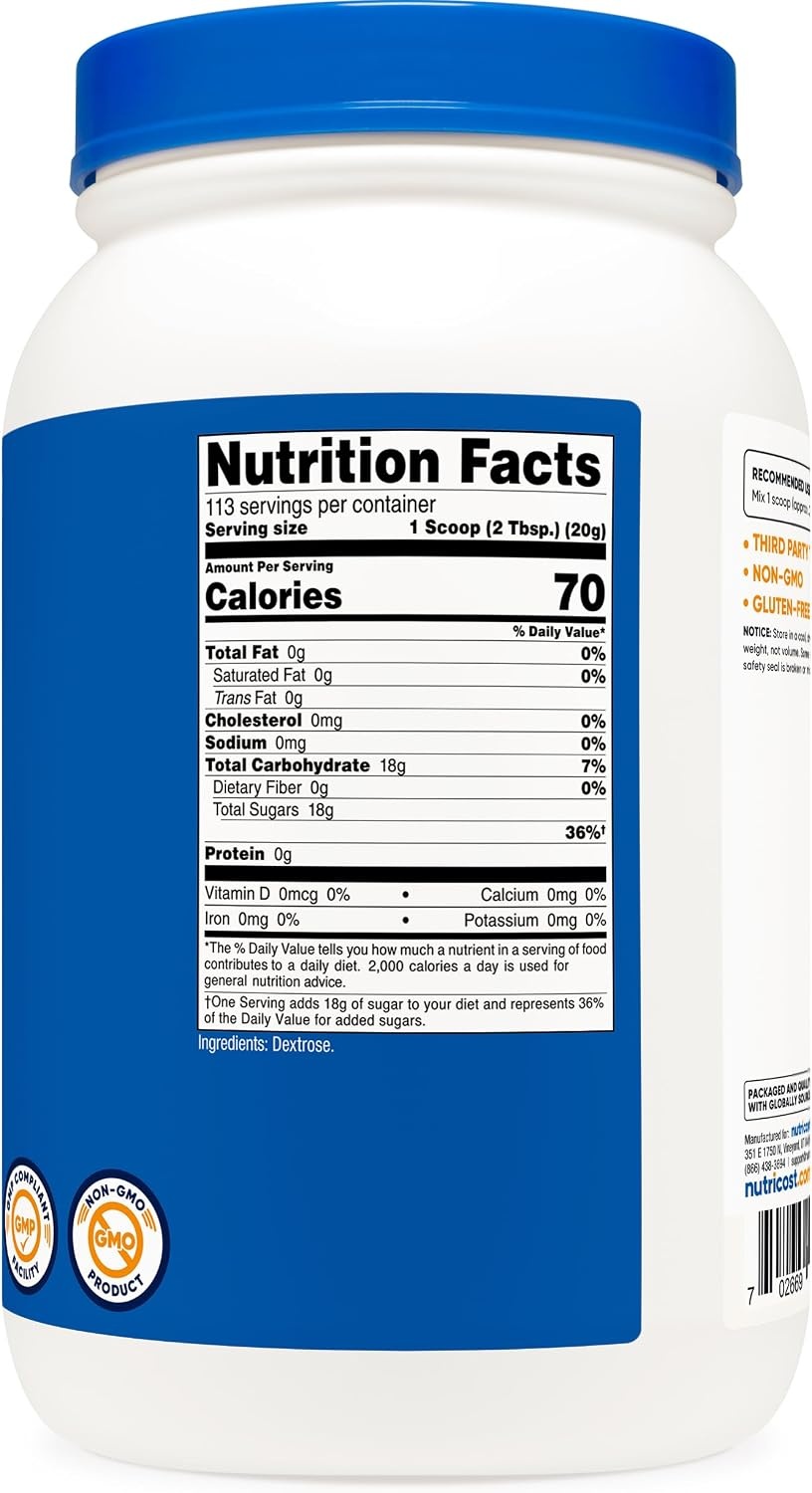 image:imageNutricost Dextrose Powder 10 LBS Gluten Free5 Pound Pack of 2