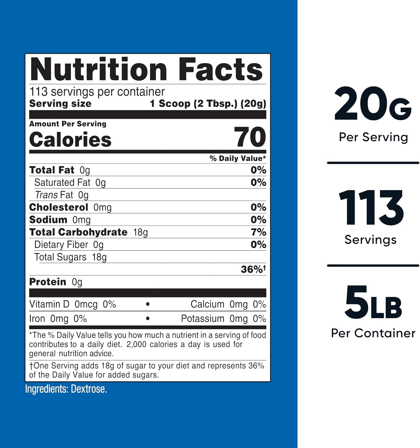 image:imageNutricost Dextrose Powder 10 LBS Gluten Free5 Pound Pack of 2