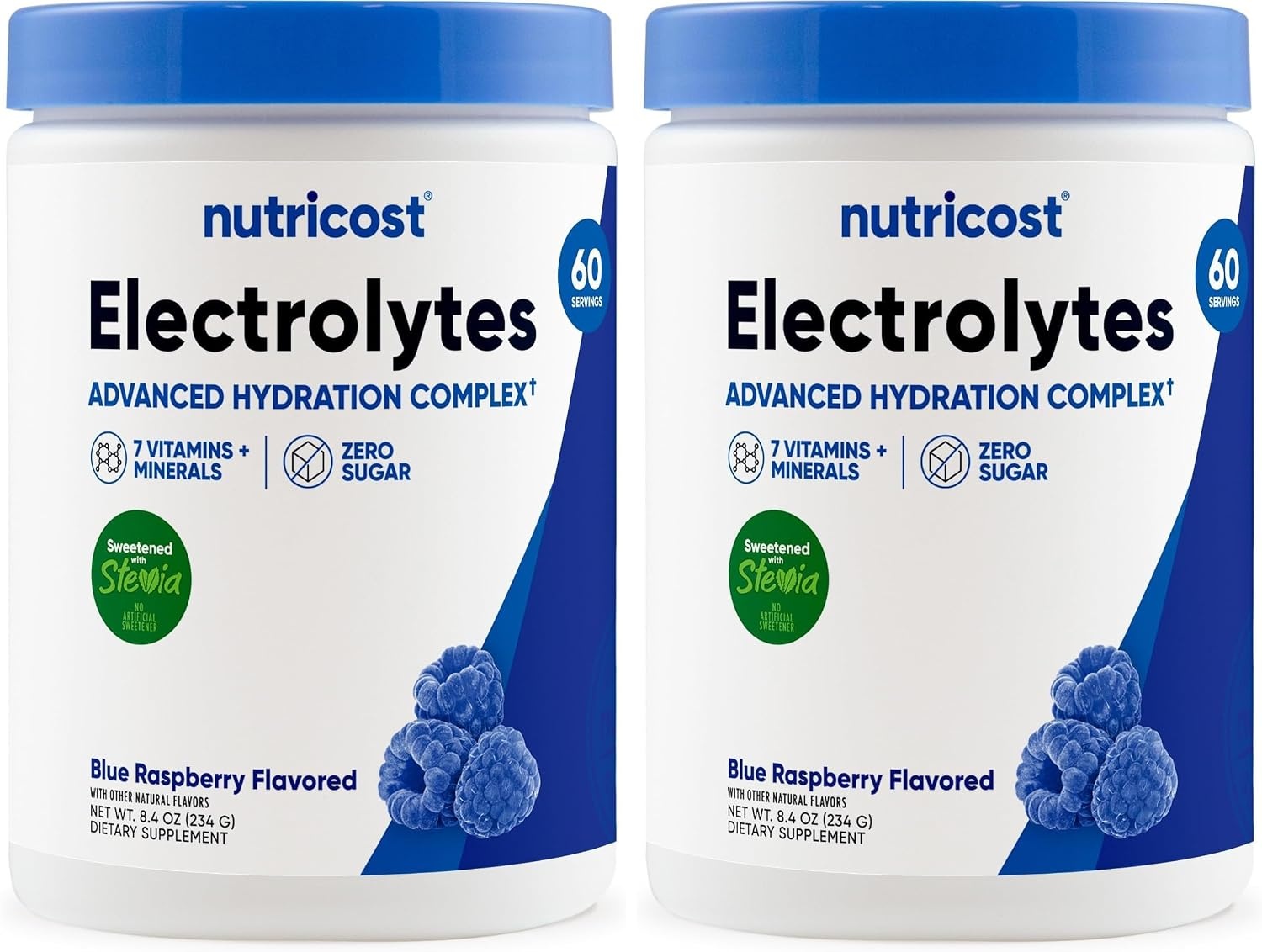 image:imageNutricost Electrolyte Complex Powder 60 Servings Blue RaspberryBlue Raspberry