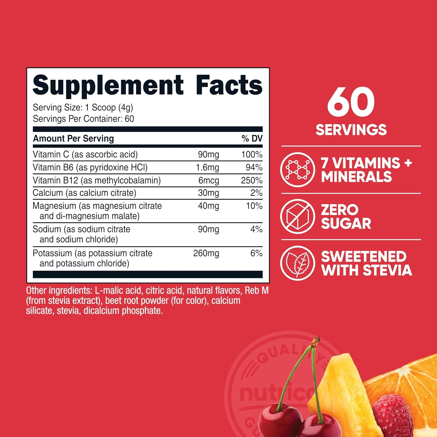 image:imageNutricost Electrolyte Complex Powder 60 Servings Blue RaspberryFruit Punch