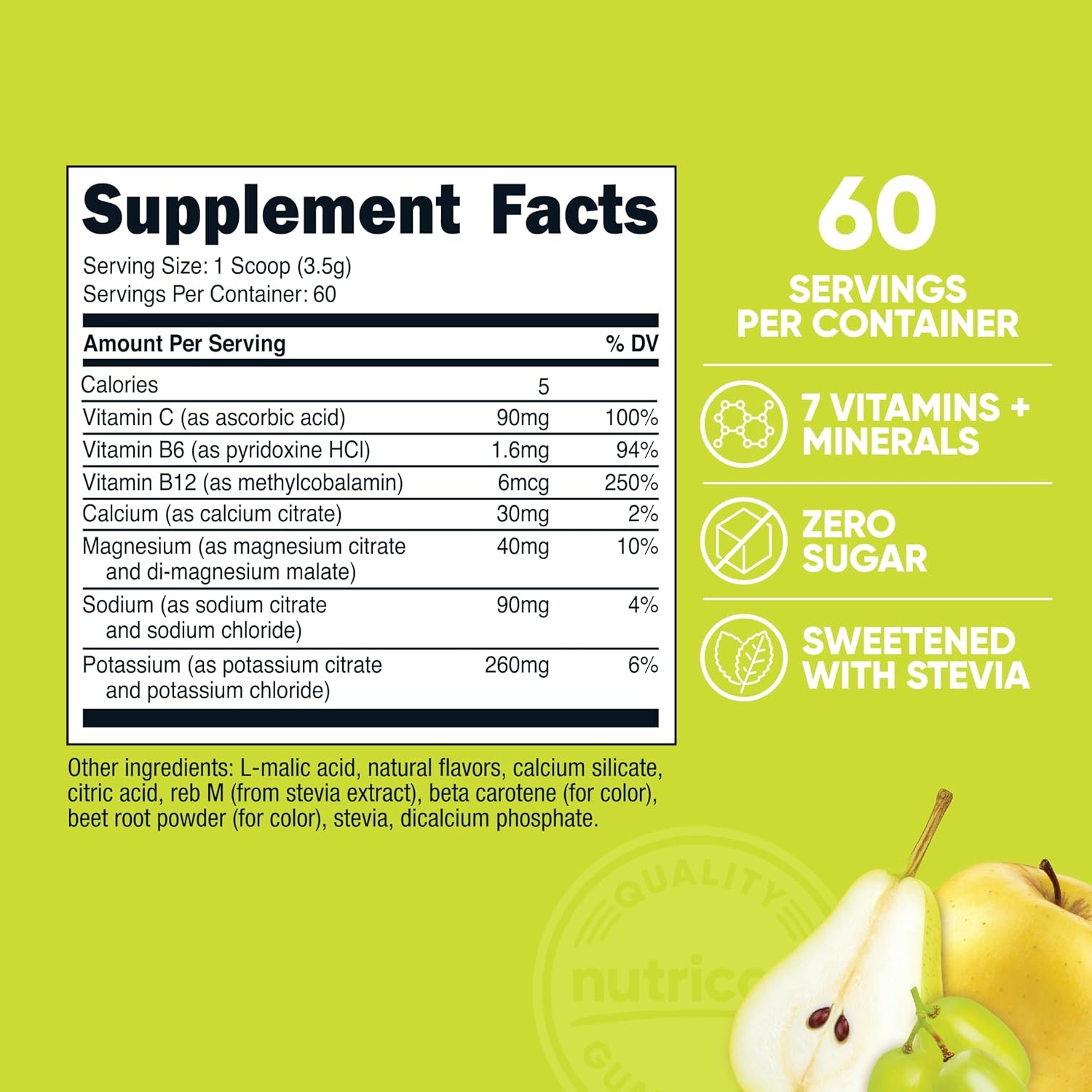 image:imageNutricost Electrolyte Complex Powder 60 Servings Blue RaspberryOrchard Blast