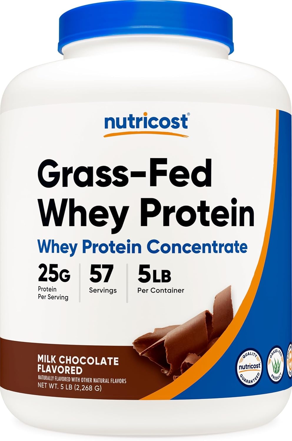 image:imageNutricost GrassFed Whey Protein Concentrate Powder Chocolate 5LBSChocolate