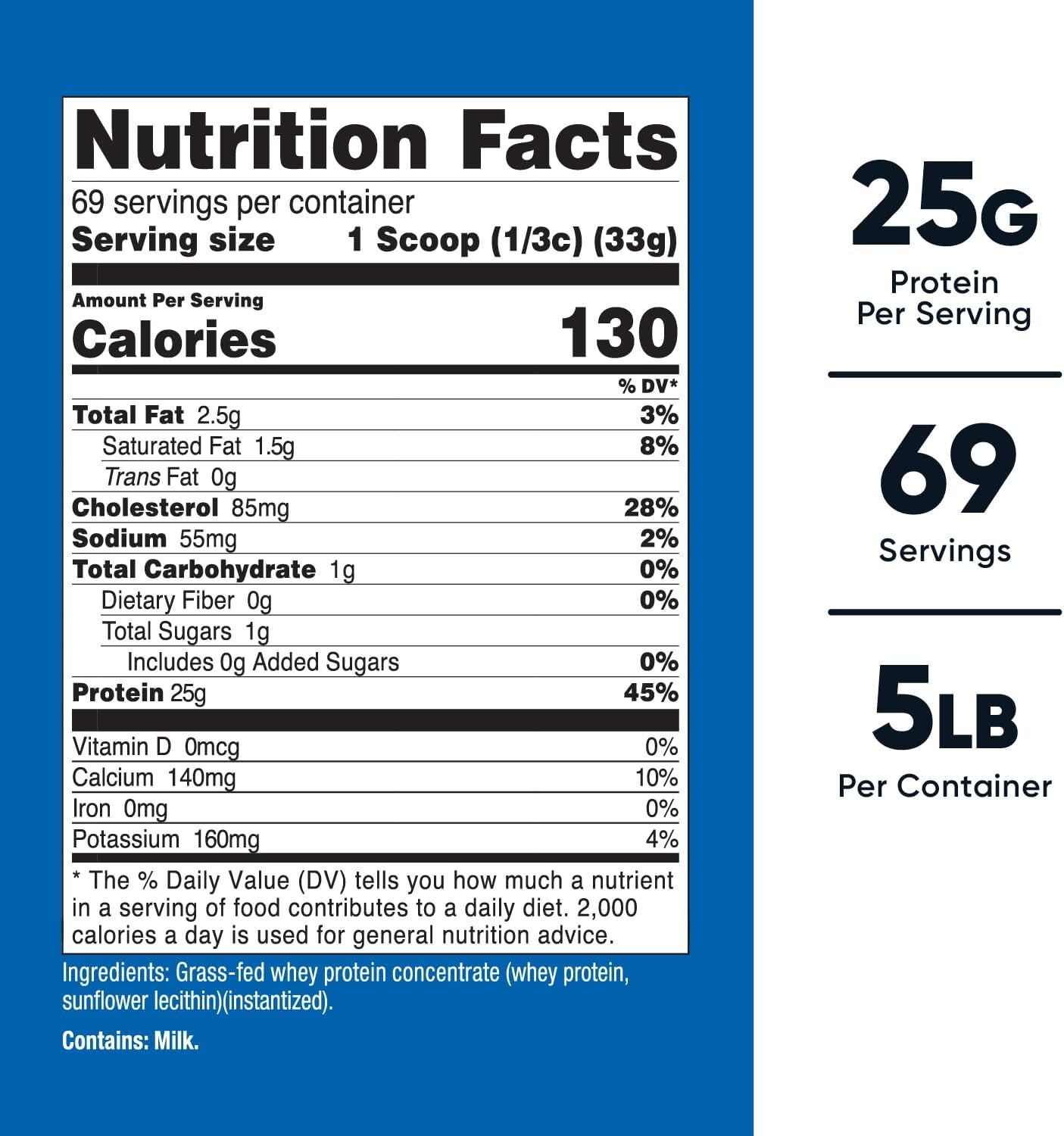 image:imageNutricost GrassFed Whey Protein Concentrate Powder Chocolate 5LBSUnflavored