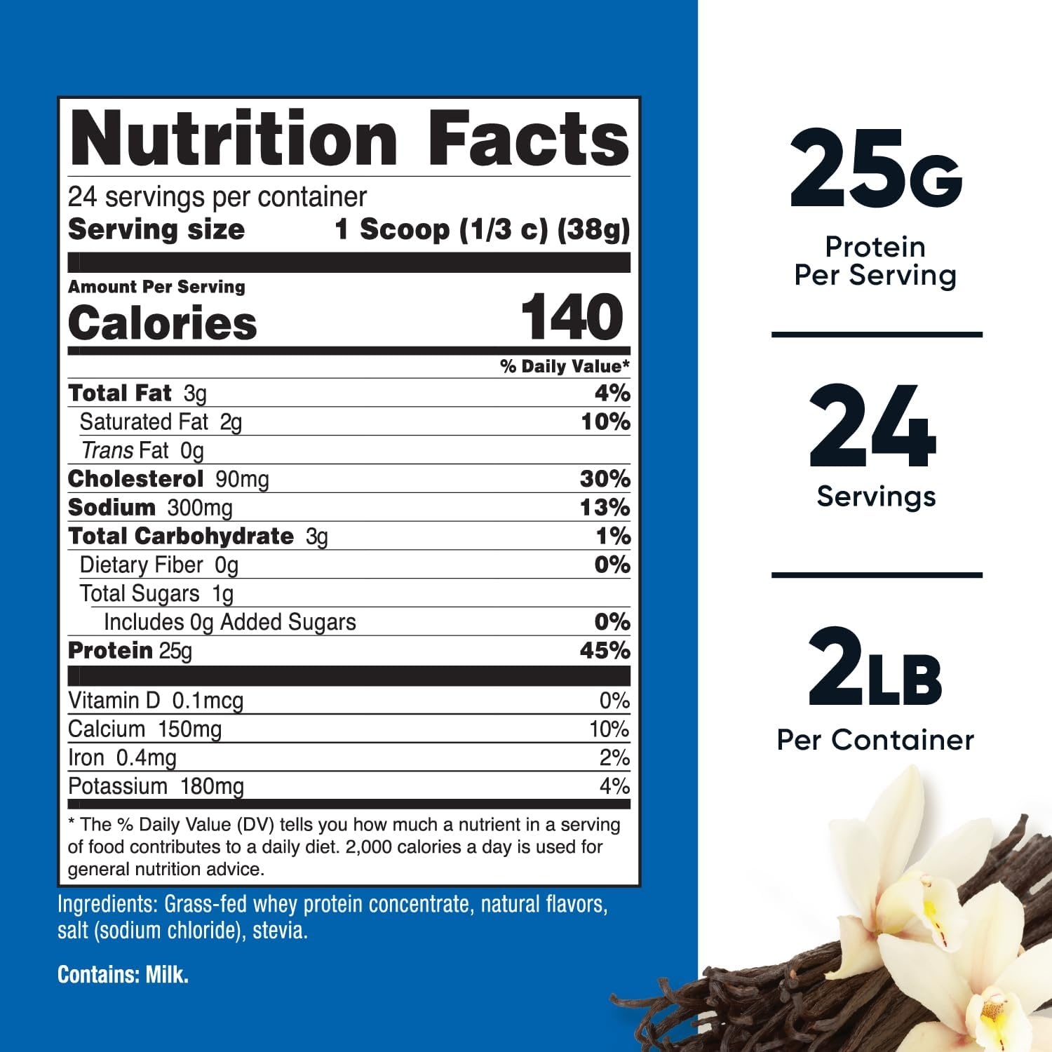 image:imageNutricost GrassFed Whey Protein Concentrate Powder Chocolate 5LBSVanilla