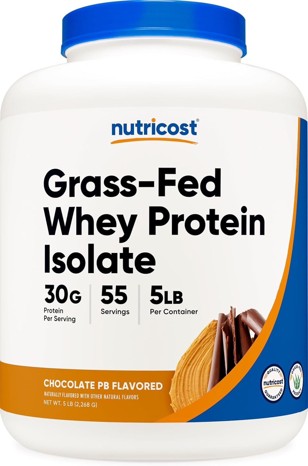 image:imageNutricost GrassFed Whey Protein Isolate Vanilla 5LBSChocolate Peanut Butter