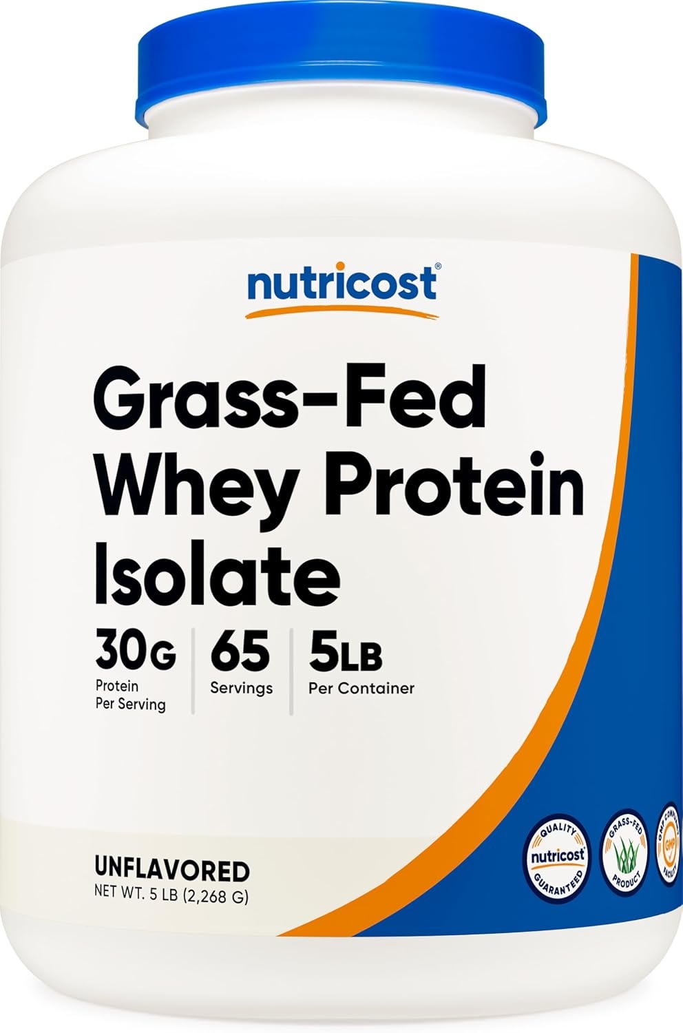 image:imageNutricost GrassFed Whey Protein Isolate Vanilla 5LBSUnflavored