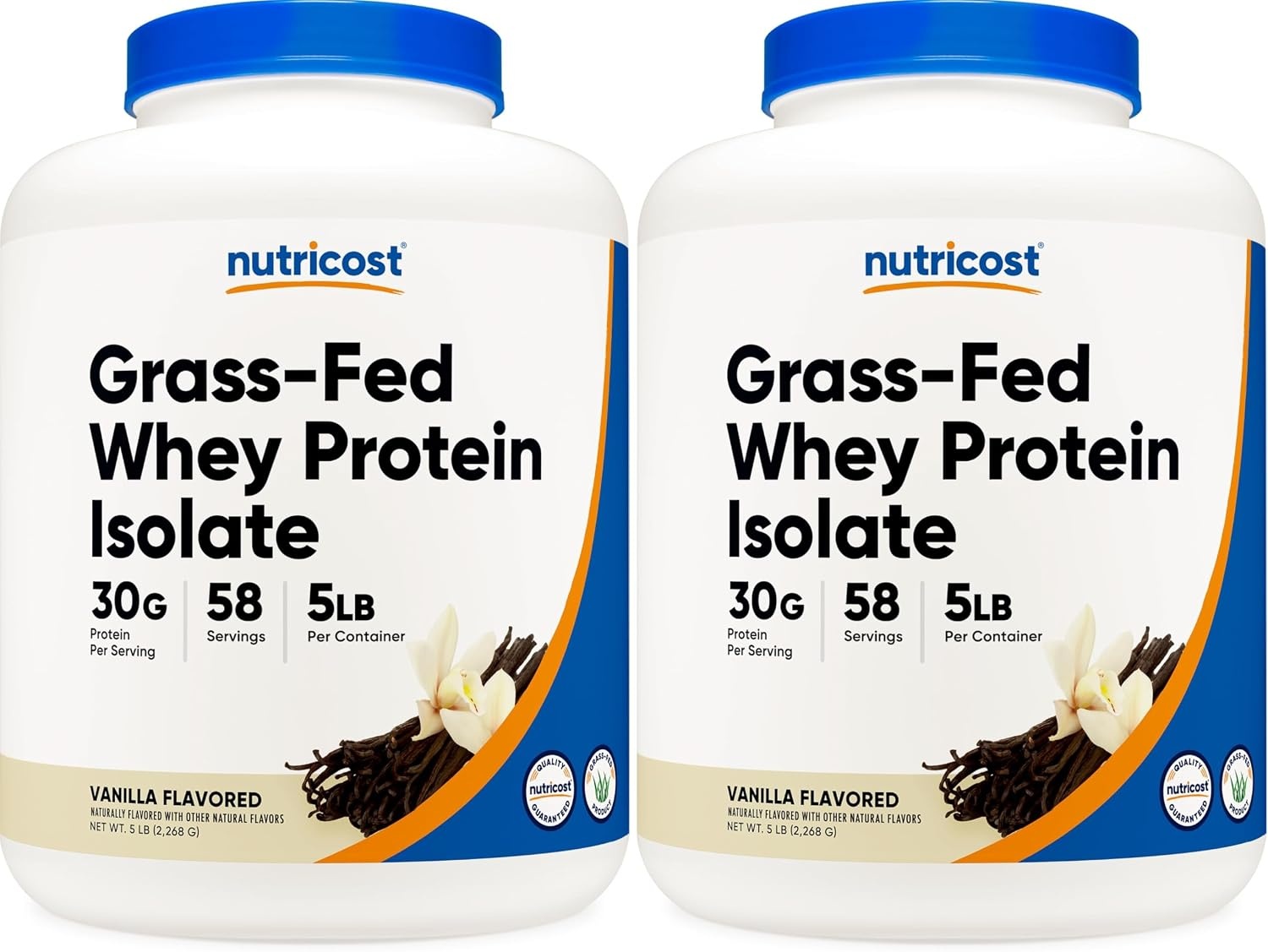 image:imageNutricost GrassFed Whey Protein Isolate Vanilla 5LBSVanilla