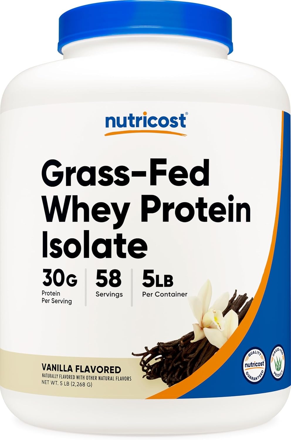 image:imageNutricost GrassFed Whey Protein Isolate Vanilla 5LBSVanilla