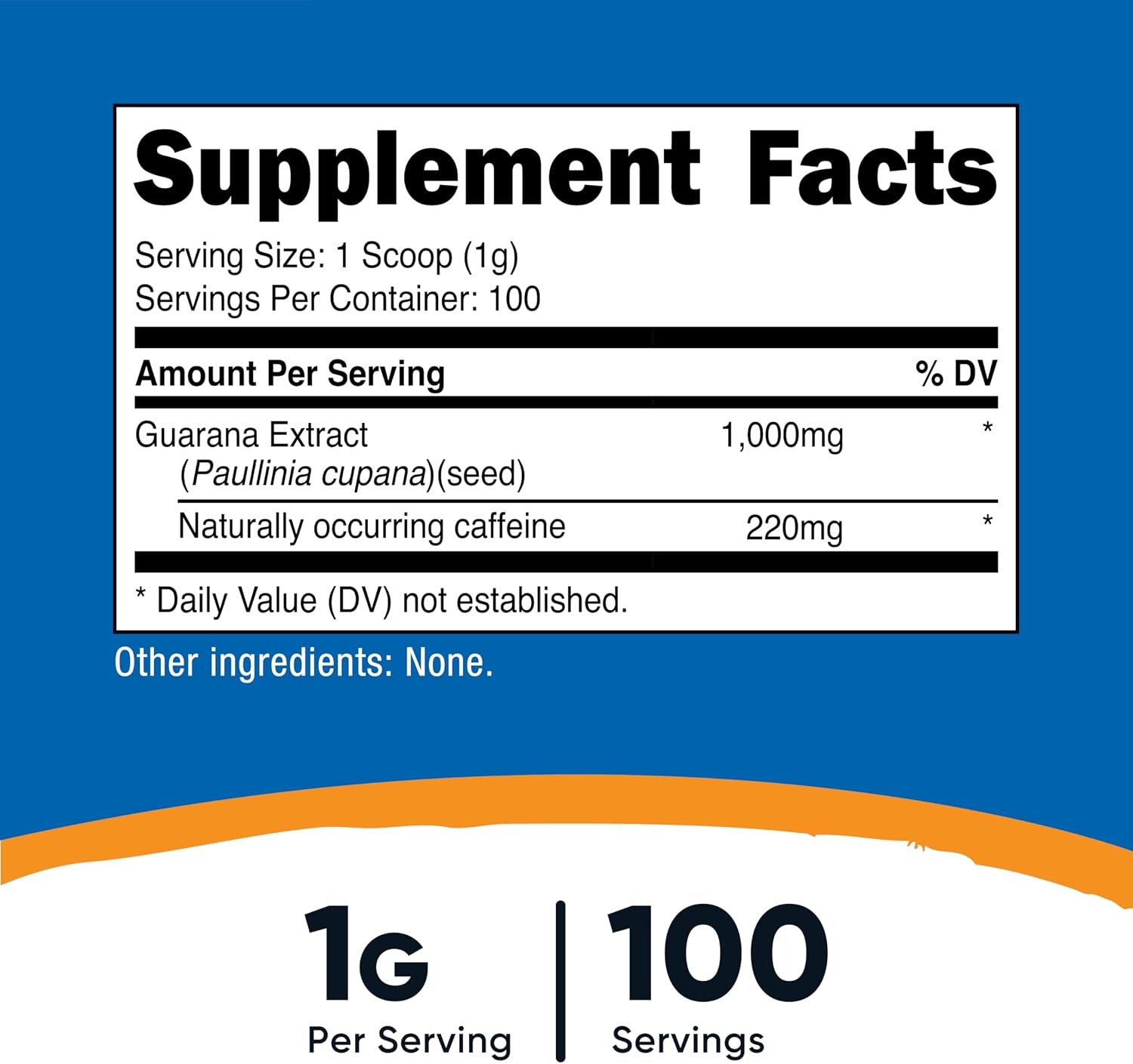 image:imageNutricost Guarana Extract Powder 100 Grams Per Bottle352 Ounce Pack of 1
