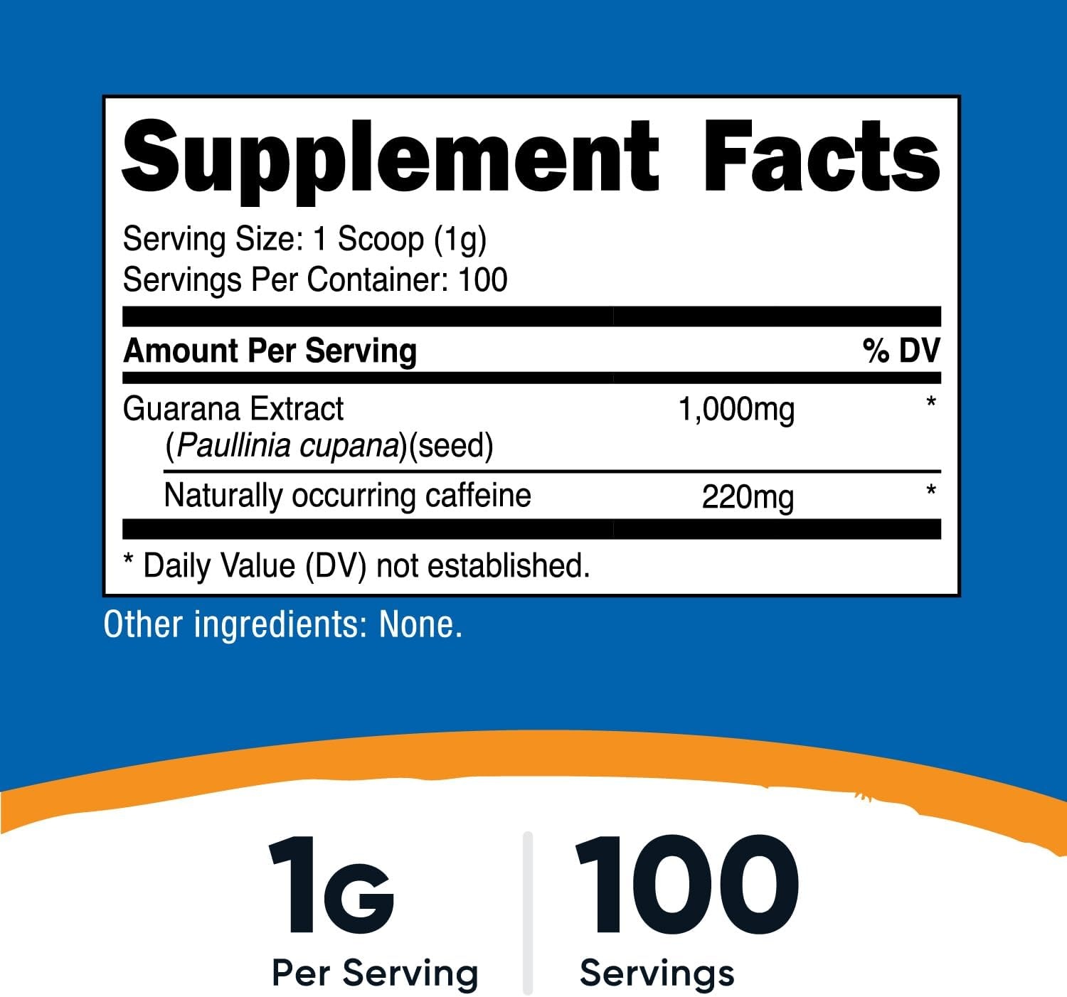 image:imageNutricost Guarana Extract Powder 100 Grams Per Bottle352 Ounce Pack of 2