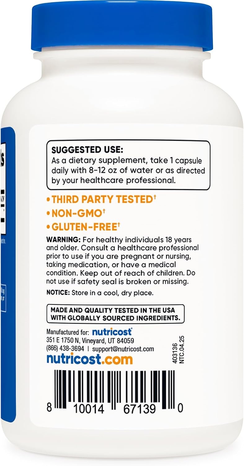 image:imageNutricost Huperzine A Capsules 200mcg 240 Capsules240 Count Pack of 1